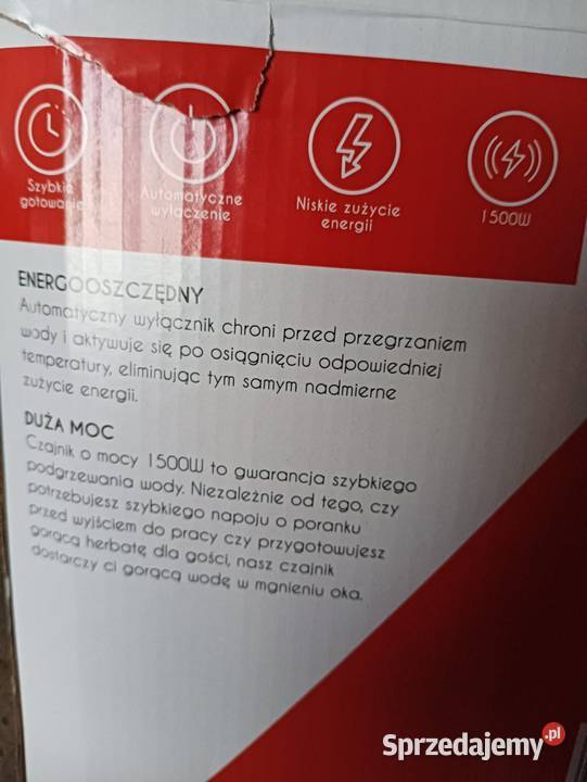 Czajnik elektryczny szklanny Bieruń