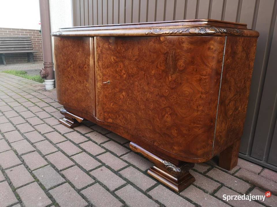 Komoda ARTDECO RTV OrzechCzeczot Niska Stara wielkopolskie Swarzędz