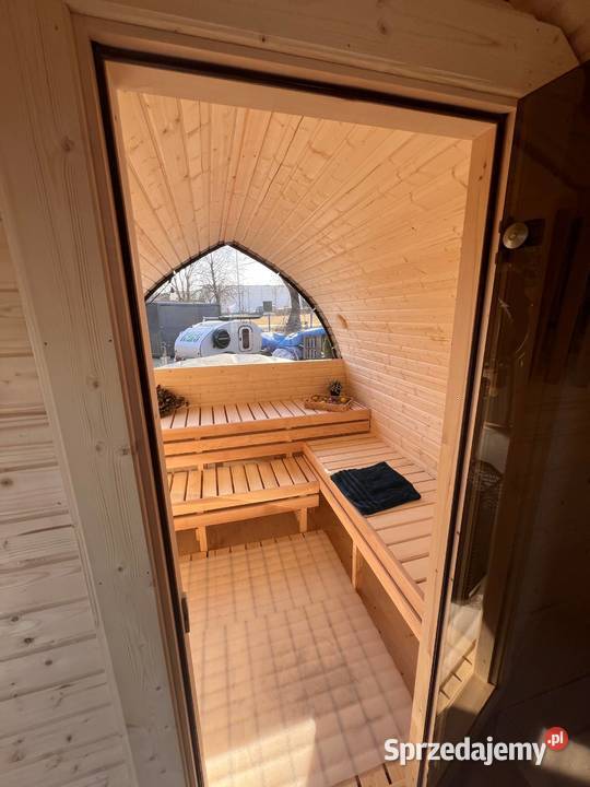 Sauna Ogrodowa RĘKI igloo 4 m PANORAMA Białystok