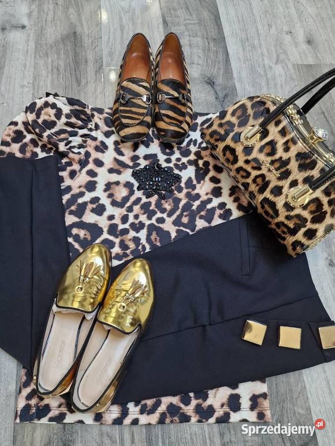 Marynarka Żakiet Christian dior 36 Panterka