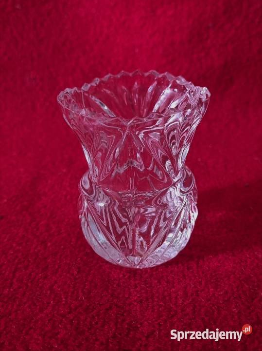 Maleńki szklany wazonik wykałacznik Warszawa