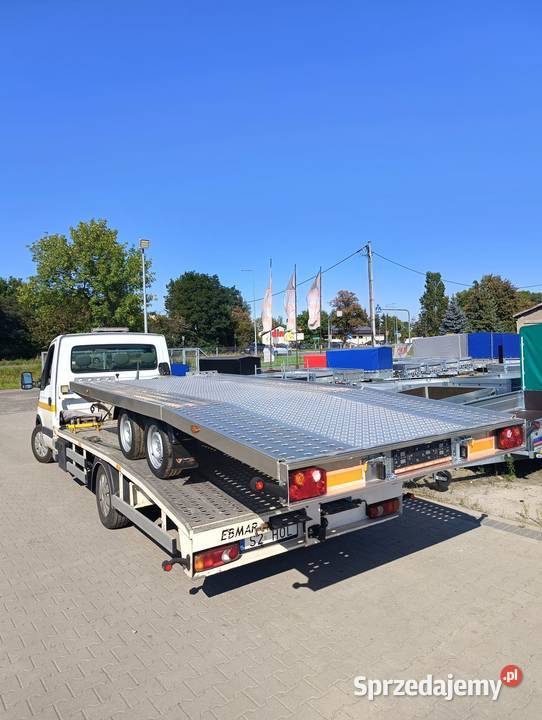 Przyczepa laweta JUPITER DMC 2700 Masa własna śląskie Będzin