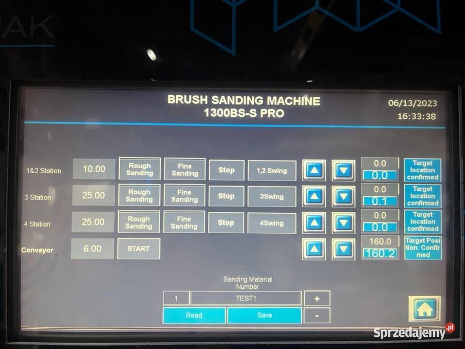 Automatyczna szlifierka szczotkowa 1000 BS S PRO Produkcja kujawsko-pomorskie Zławieś Wielka sprzedam