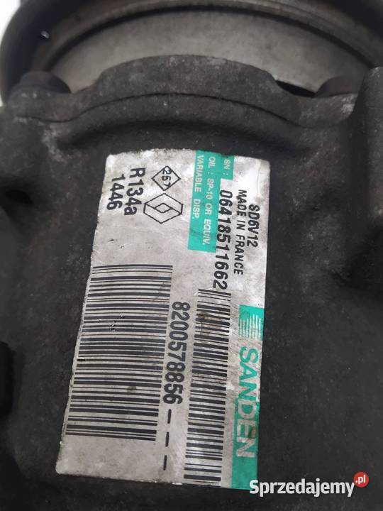 SPRĘŻARKA KLIMATYZACJI 8200578856 Renault Clio