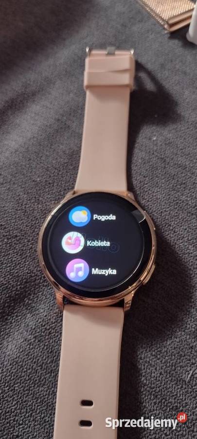 Smartwatch bluetooth zegarek różowe złoto pasek na rękę małopolskie Niepołomice sprzedam
