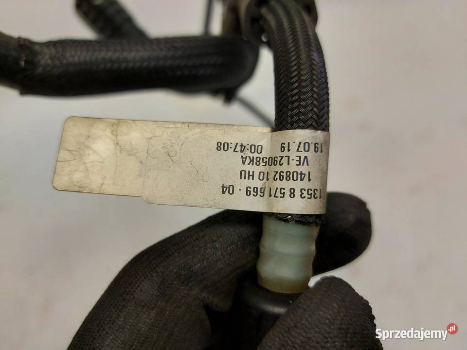 BMW G05 X5 30d 2019r WĄŻ PRZEWÓD PALIWA PRZELEWY Przewody paliwowe