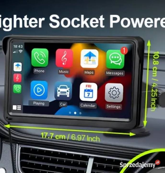 Przenośny wyświetlacz samochodowy