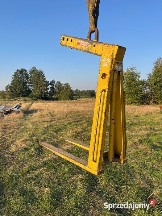 Widły do palet udżwig MAIER 2000 wielkopolskie Tuliszków sprzedam