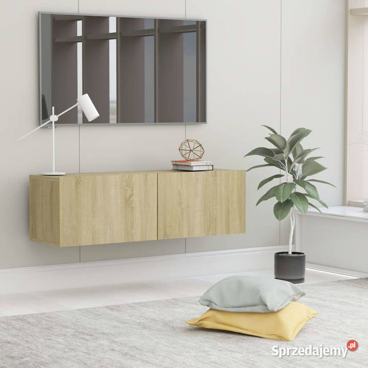 Szafka pod TV dąb sonoma 100x30x30 materiał