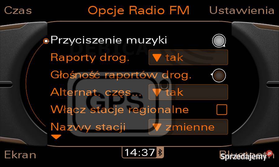 Polskie Menu Audi MMI Concert 3 Symphony A4 B8 Tarnów sprzedam