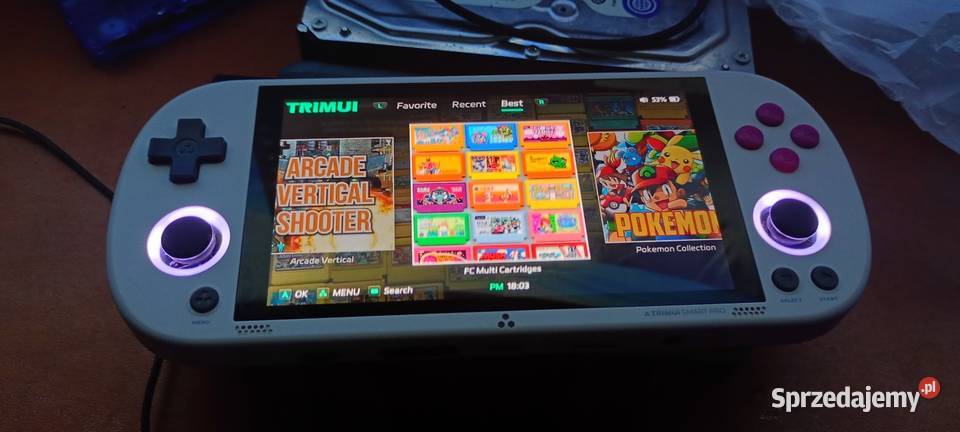 Retro konsola do gier 128gb sd karta gier dla dzieci Grodków