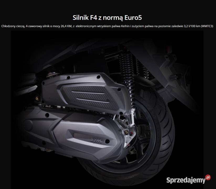 SYM Cruisym 300 Rocznik 2022 EURO5 Darmowa Wrocław sprzedam