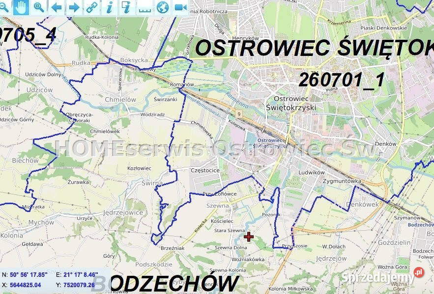 sprzedaży działki Szewna 7627m2 39zł/m2