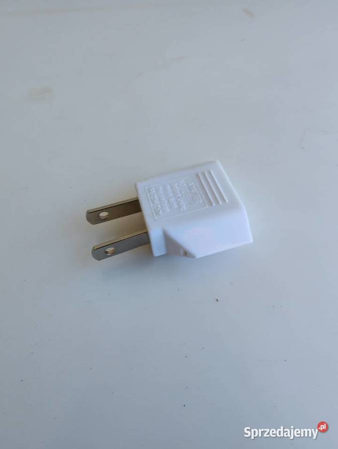 Adapter przejściówka z wtyka USA na wtyk polski Olecko
