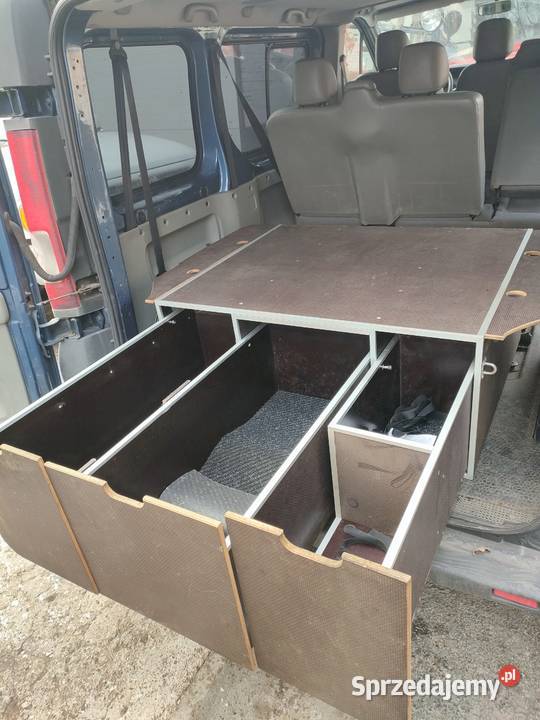 Zabudowa Vivaro szuflady camper śląskie Bielsko-Biała