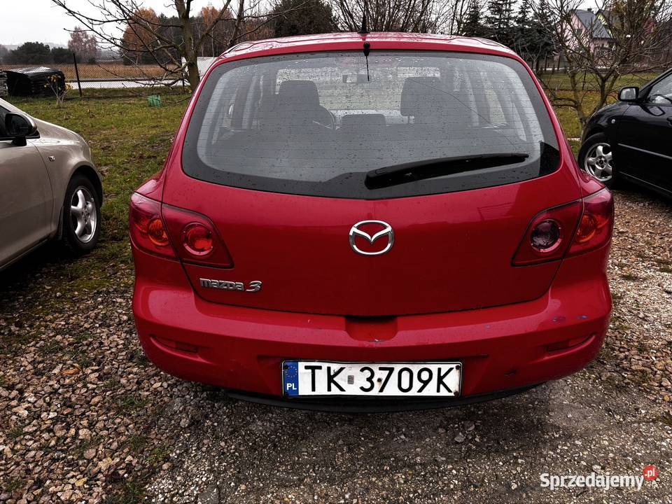 Mazda 3 2004 16 diesel zadbana Samochody osobowe świętokrzyskie Sobków sprzedam