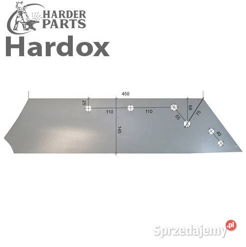 Lemiesz 300ha HARDOX A51908100RP do pługa