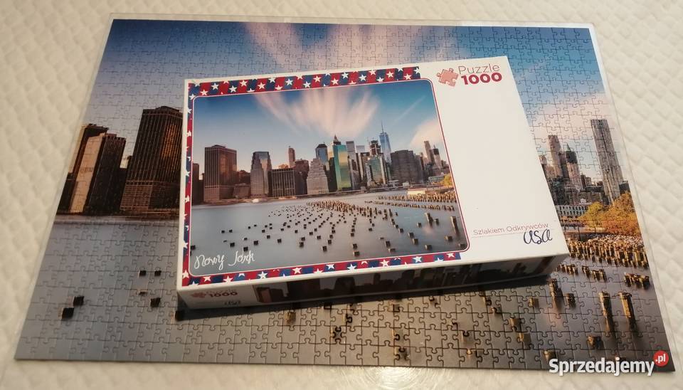 Szlakiem odkrywców USA Nowy Jork 91502 Trefl Czeladź sprzedam