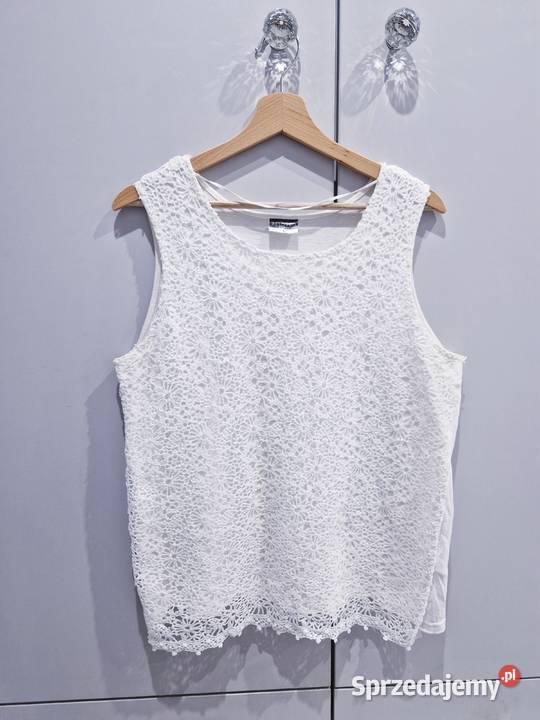 Ażurkowa bluzeczka na ramiączkach top śląskie Dąbrowa Górnicza