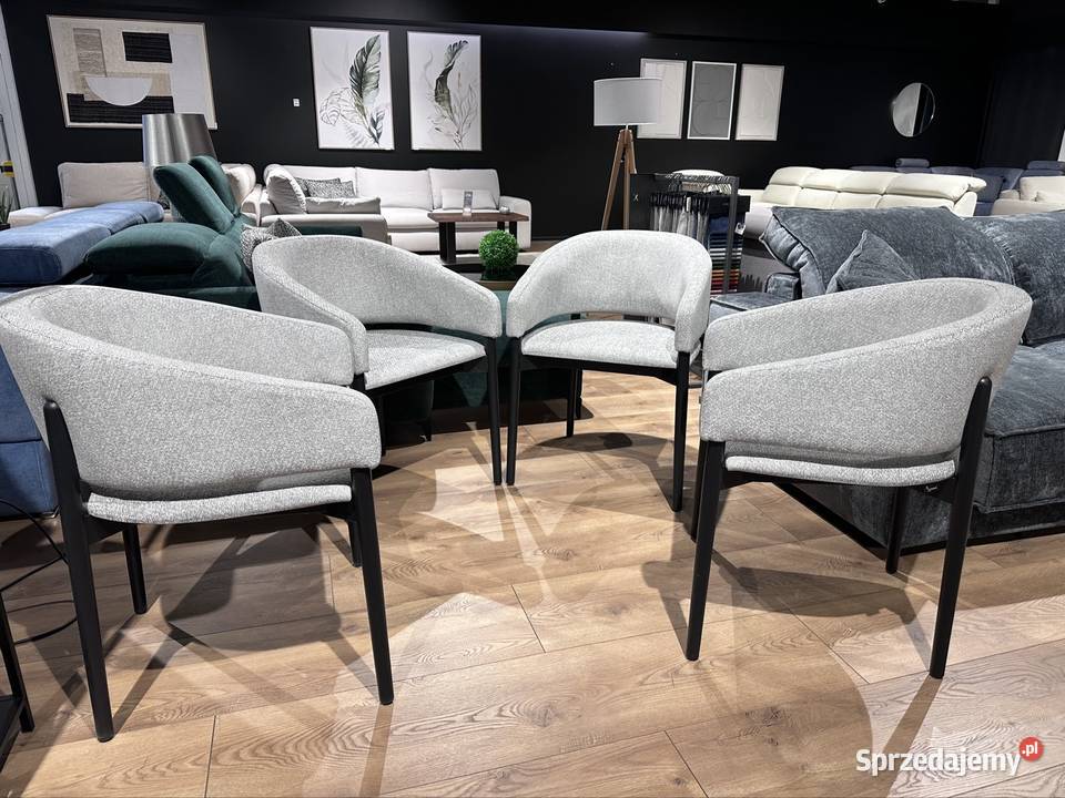 Krzesło Comino armstoel Monica szary Claudie Mikołów