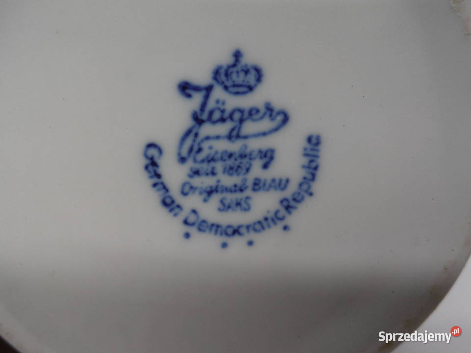 Porcelanowa cukiernica wzór słomkowy Jger Raszków