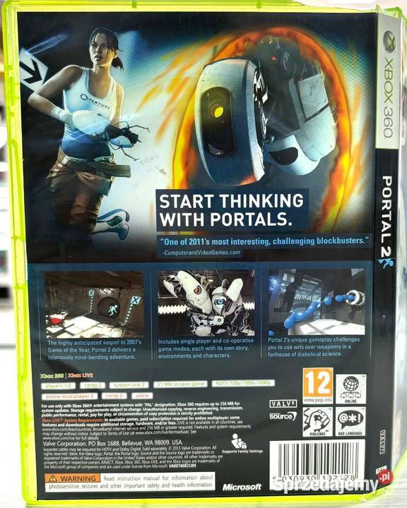 Xbox 360 Portal 2 Elbląg