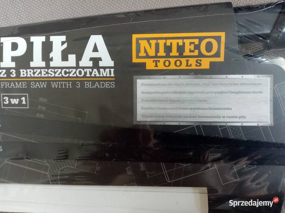 Piła z 3 różnymi brzeszczotami Nowa Narzędzia Wieliczka