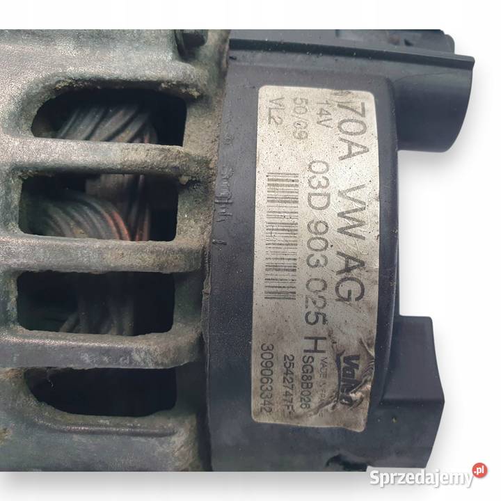 ALTERNATOR VW Polo V Ibiza Fabia II 12 12V 70A Chełm
