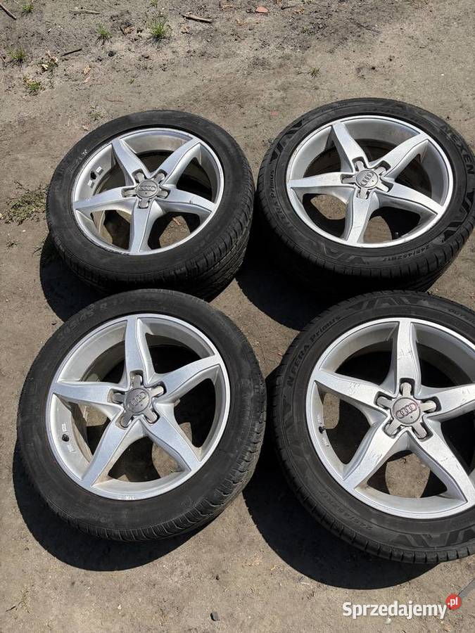 Felgi aluminiowe audi a4 b8 17 et45 75jx17h2 Średnica 17" dolnośląskie Jelcz-Laskowice