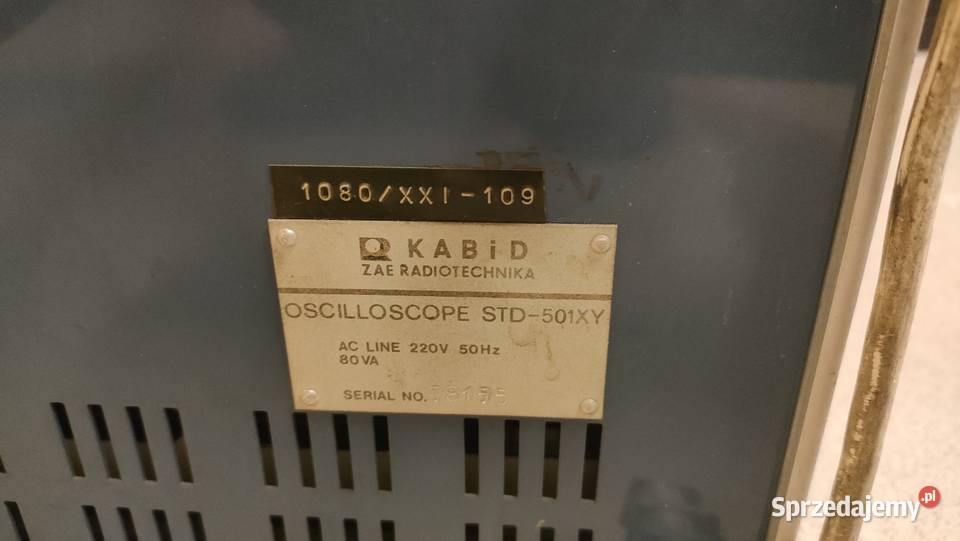 Oscyloskop KABID STD501XY ZAE Radiotechnika Szczecin