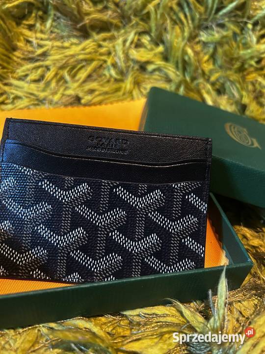 Luksusowy portfel Goyard czarny z pudełkiem dolnośląskie Wałbrzych
