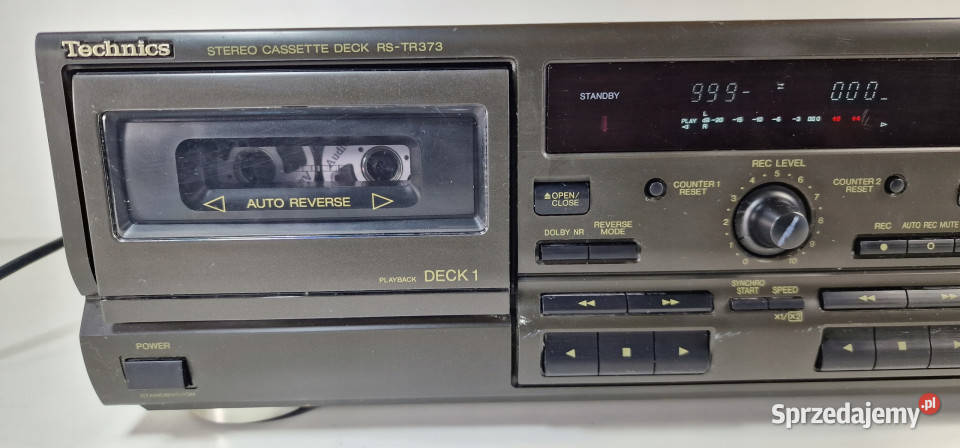 Magnetofon Cassette Deck Technics RSTR373 RS TR Międzychód