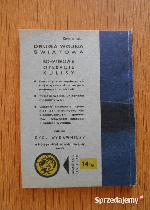 Żółty Tygrys Samotni w mroku 1481 Parczew