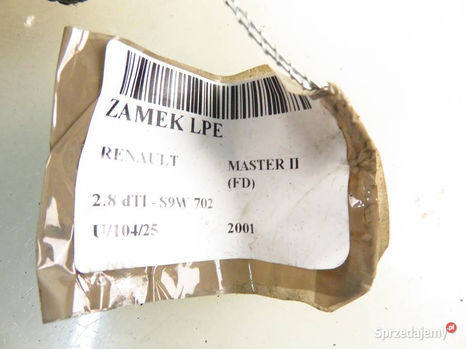 ZAMEK LEWY PRZEDNI RENAULT MASTER II 2 PIN Zamki, wkładki i kluczyki małopolskie