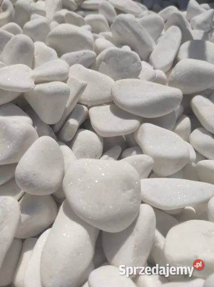 Otoczak THASSOS śnieżnobiały grecki biały White Żwir i kamienie Opole sprzedam