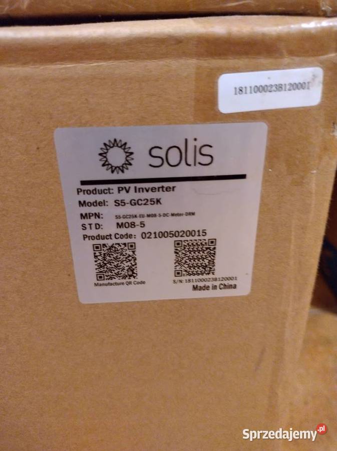 Sprzedam falownik solis S5GC25K Piotrków Trybunalski