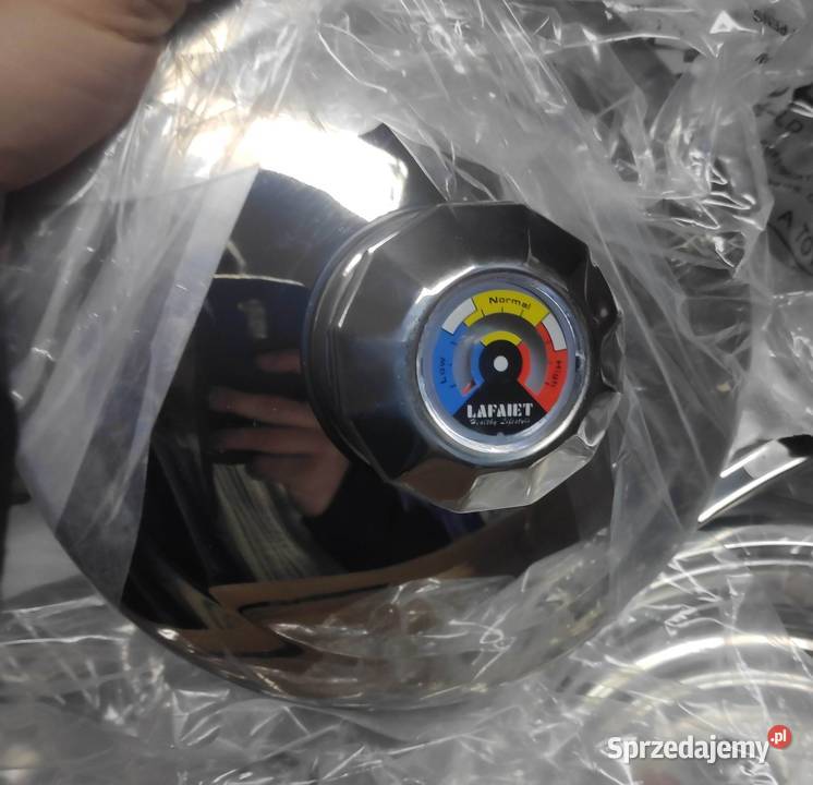 Komplet garnków stalowych Lafaiet 16 el Garnki i szybkowary