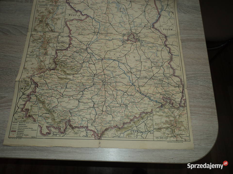 Berlin 1967 plan połącz kolejowych małopolskie Nowy Sącz