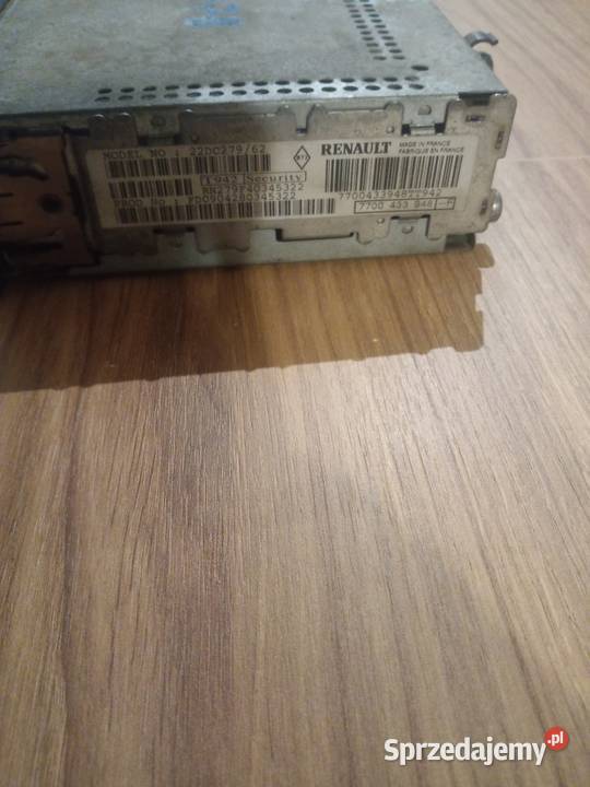 Radio renault oryginalne kodowane Mazurowice