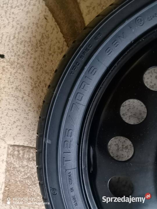 Koło dojazdowe Maxxis 16 5x105 z zestawem Kielce