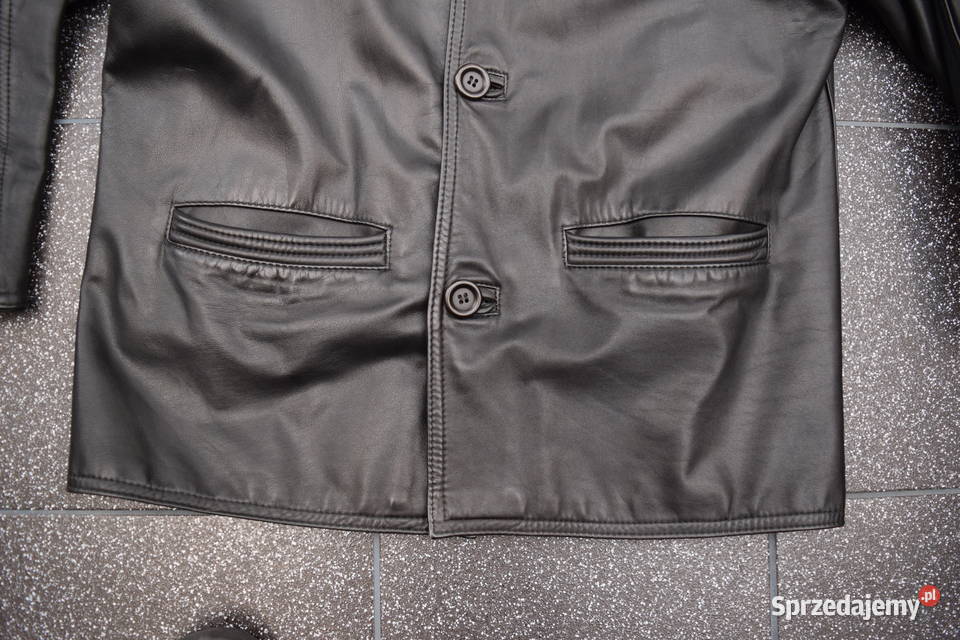 Kurtka SKÓRZANA DŁUGA NOWAOKAZJAWYSYŁKA sprzedam