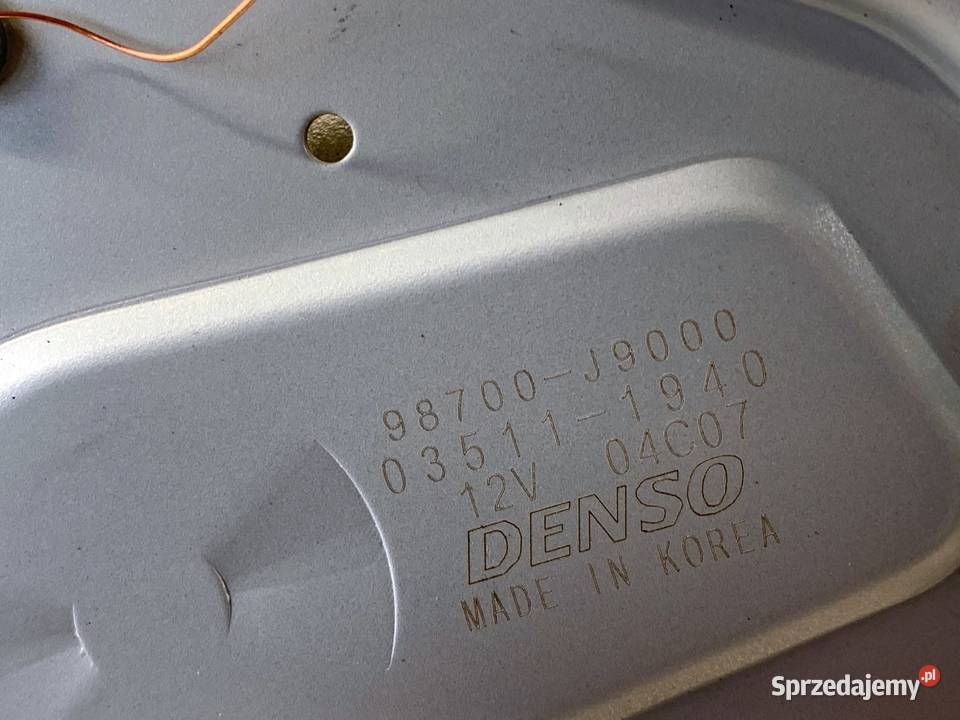 SILNIK WYCIERACZEK TYŁ HYUNDAI KONA 98700J9000 osobowe podkarpackie