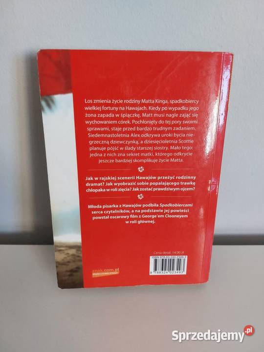 książka Spadkobiercy Kaui Hart Hemmings powieść Kultura i Rozrywka Poznań