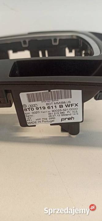 AUDI A5 8T PANEL STEROWANIA MMI 8T0919611B osobowe