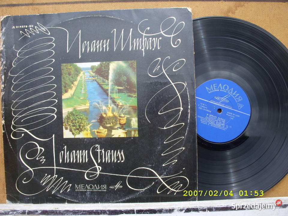 Klasyka JOHANN STRAUSS 4 plyty winylowe Wołów