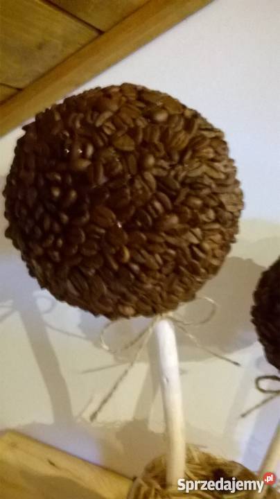 Drzewko ozdobne z kawy ziarnistej piekna ozdoba inny kolor sprzedam