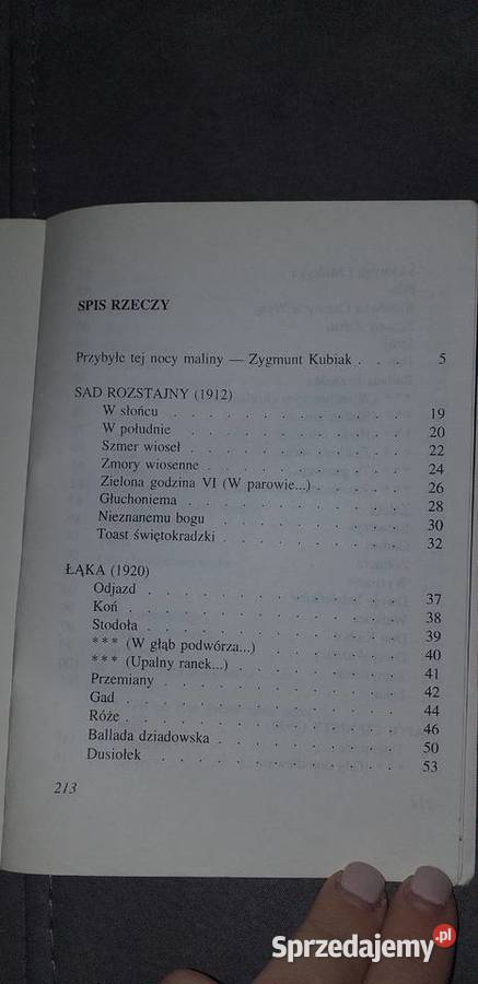 Bolesław Leśmian Poezje Wybrane Legionowo