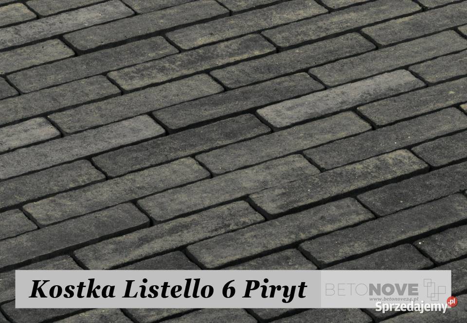 Kostka brukowa Forbet LISTELLO 6 Piryt Silver Stalowa Wola