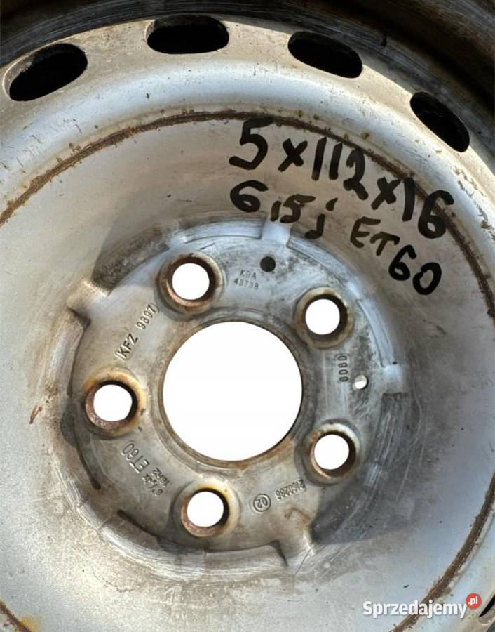 Felga Vito 65 x 16 5x112 ET 60 opona całoroczna podkarpackie Skołoszów