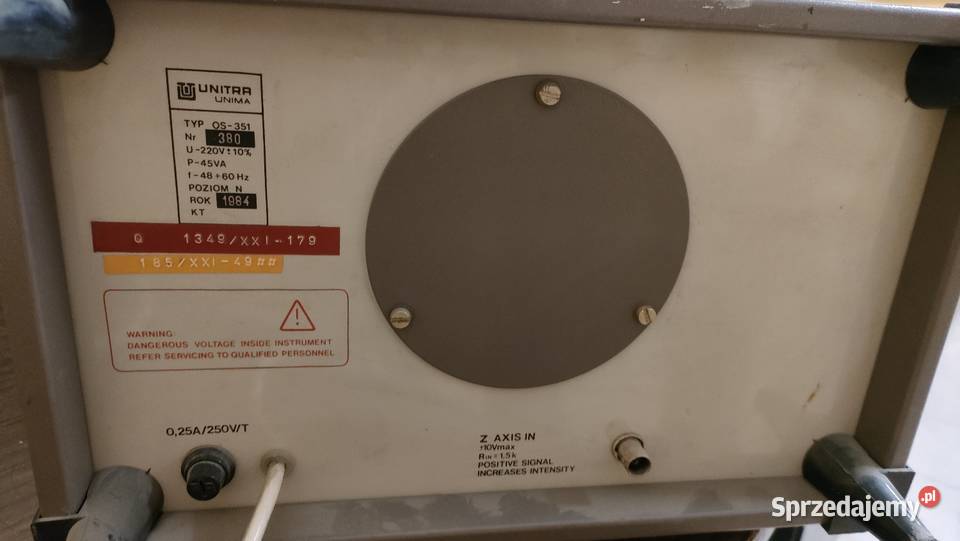 Oscyloskop Unitra unima OS351 Szczecin